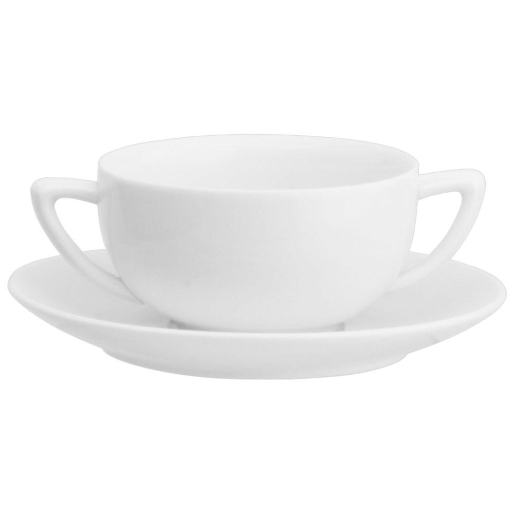 Avet Taza Consomé de Porcelana 440 ml - Juego de 6 Piezas Colección Coupe