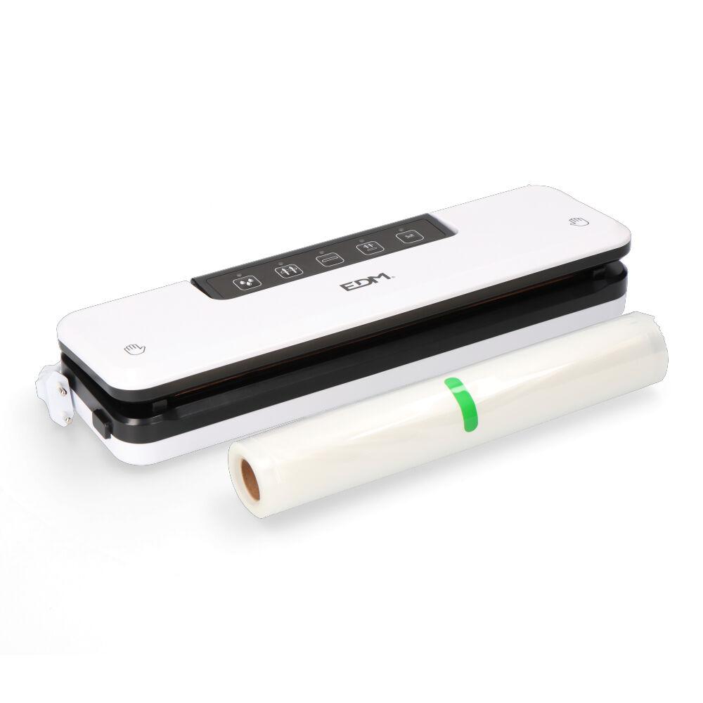 Edm Máquina de vacío 90W, 5 funciones, compatible con bolsas EDM (ref. 07587), blanco/negro