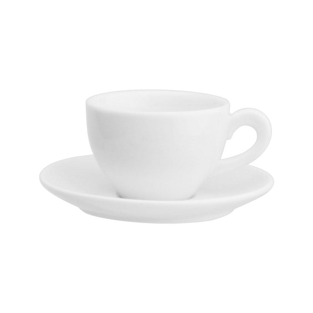 Avet Taza de Té con Plato 170 ml, Colección Coupe, 6 Unidades, Apto Lavavajillas, Microondas y Congelador