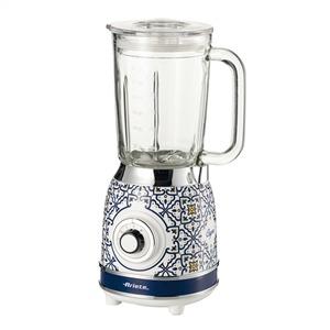 Ariete 583 CAPRI Batidora de Vaso con Jarra de Vidrio, 4 Cuchillas de Acero Inoxidable, 4 Velocidades, Diseño Vintage