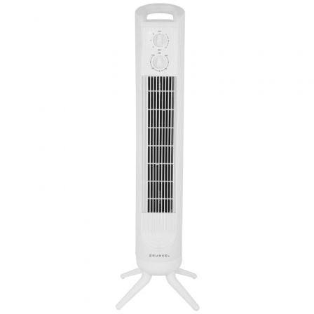 Grunkel Ventilador de Torre 45W, 3 Velocidades, Temporizador 2h, 81cm Altura, Oscilación 90°, Blanco