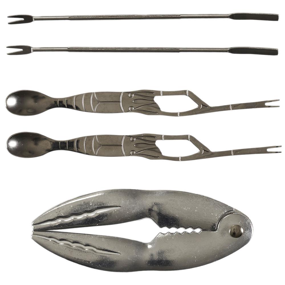 Cook Concept Juego De 5 Piezas Marisco, Acero Inoxidable