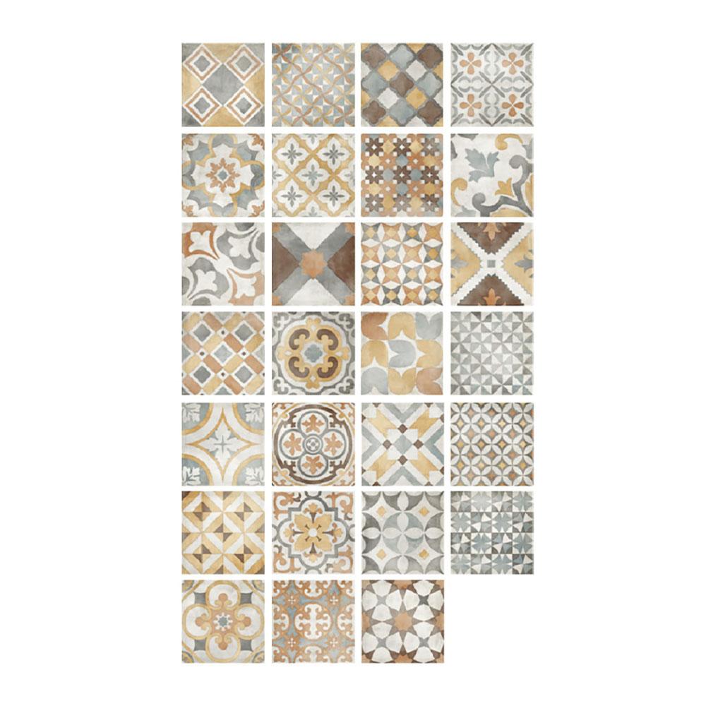 Abert Soporte Buffet de Gres 20x20 cm Colección Domino para Expositores con Dibujos Surtidos