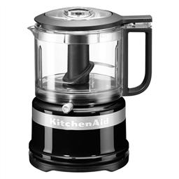 Kitchenaid 5KFC3516 EOB Picadora de Alimentos Negra, 2 Velocidades, Potente, Cuchillas Alto Rendimiento