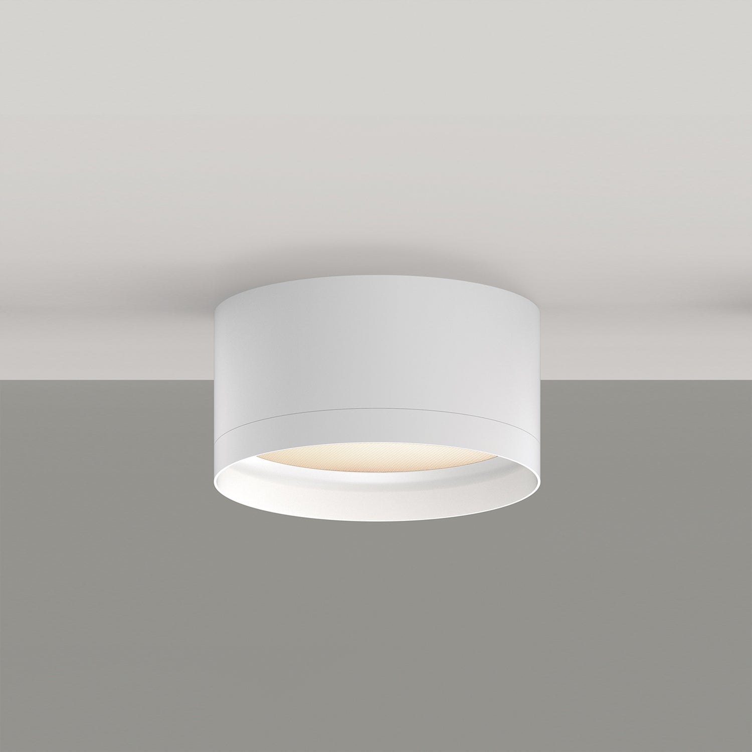 ACB Tech Plafón 3987/15 Blanco Texturado, LED 18W 3000K 2200lm, CRI90 IP44, LED integrado, Difusor Microprismatico P3987100B