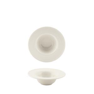 SUMMA Valet Gourmet Platillo Hondo 14 cm - Vitro Porcelana, Color Marfil (6 Unidades)