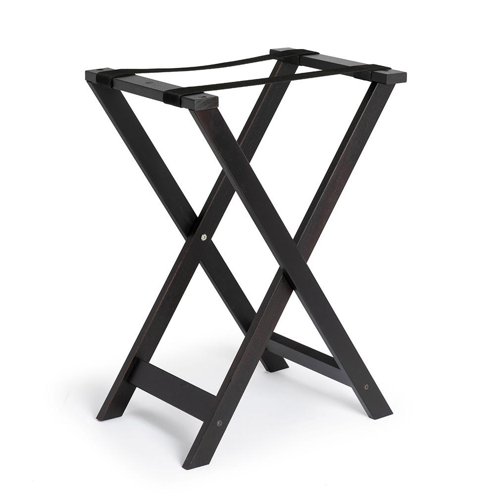 Abert Soporte Plegable para Bandeja de Servicio, 85 cm de Altura, Fabricado en Maderas Varias - Colección Room Service