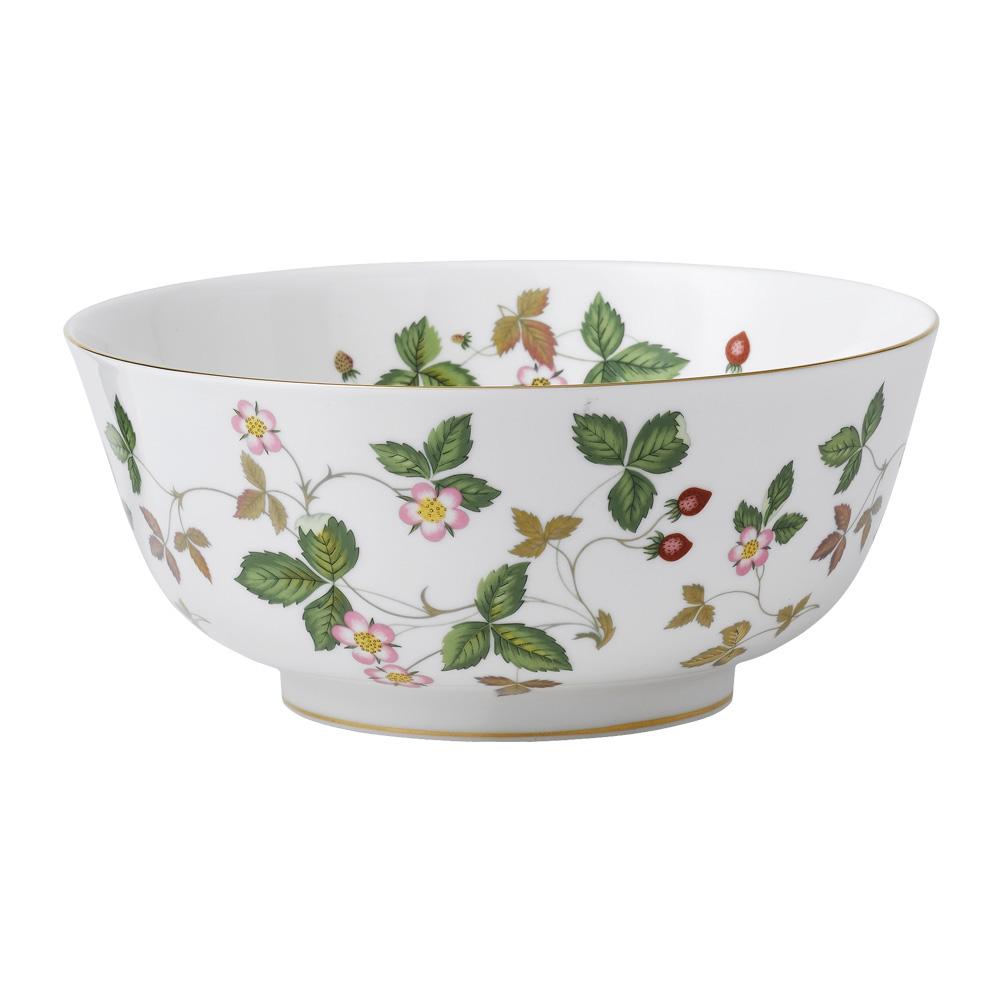 Wedgwood Ensaladera Wild Strawberry Bone China 25 cm de diámetro