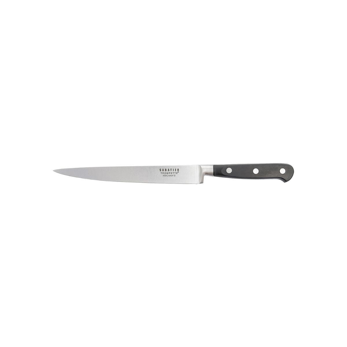 Sabatier Cuchillo Trinchar Origin 20 cm Acero Inoxidable Extra-afilado Mango Ergonómico Apto Lavavajillas - Pack 6 Unidades