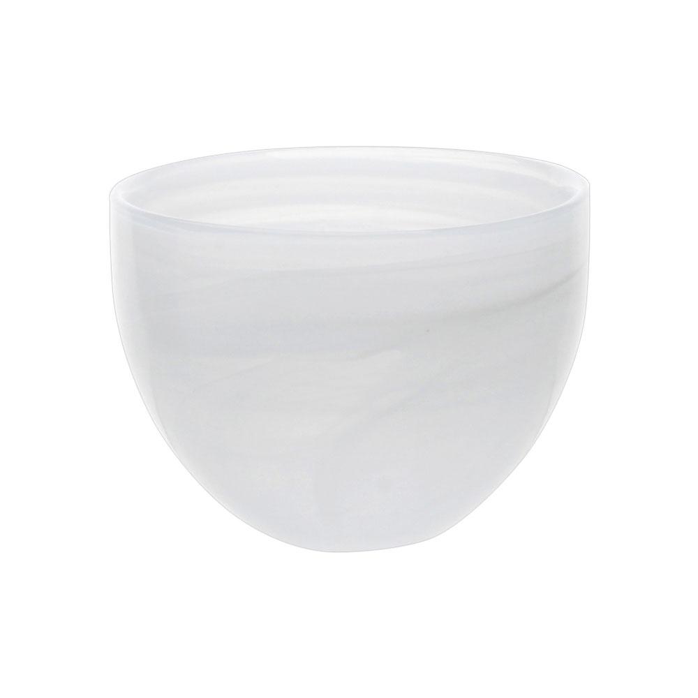 Avet Bol Blanco Efecto Alabastro Ø 8,5 cm Altura 6 cm Capacidad 110 ml (6 Unidades)