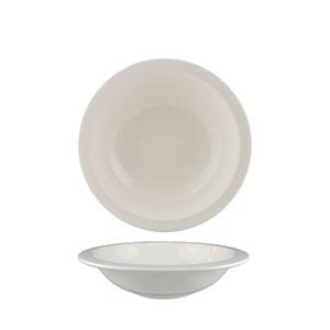 SUMMA Modern Plato Hondo 20 cm, Colección MODERN, Vitro Porcelana, Color Marfil (6 Unidades)