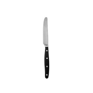 SUMMA Cuchillo Postre Rivet 212 mm Acero Inoxidable 18/10 Plata - Negro (12 Unidades)