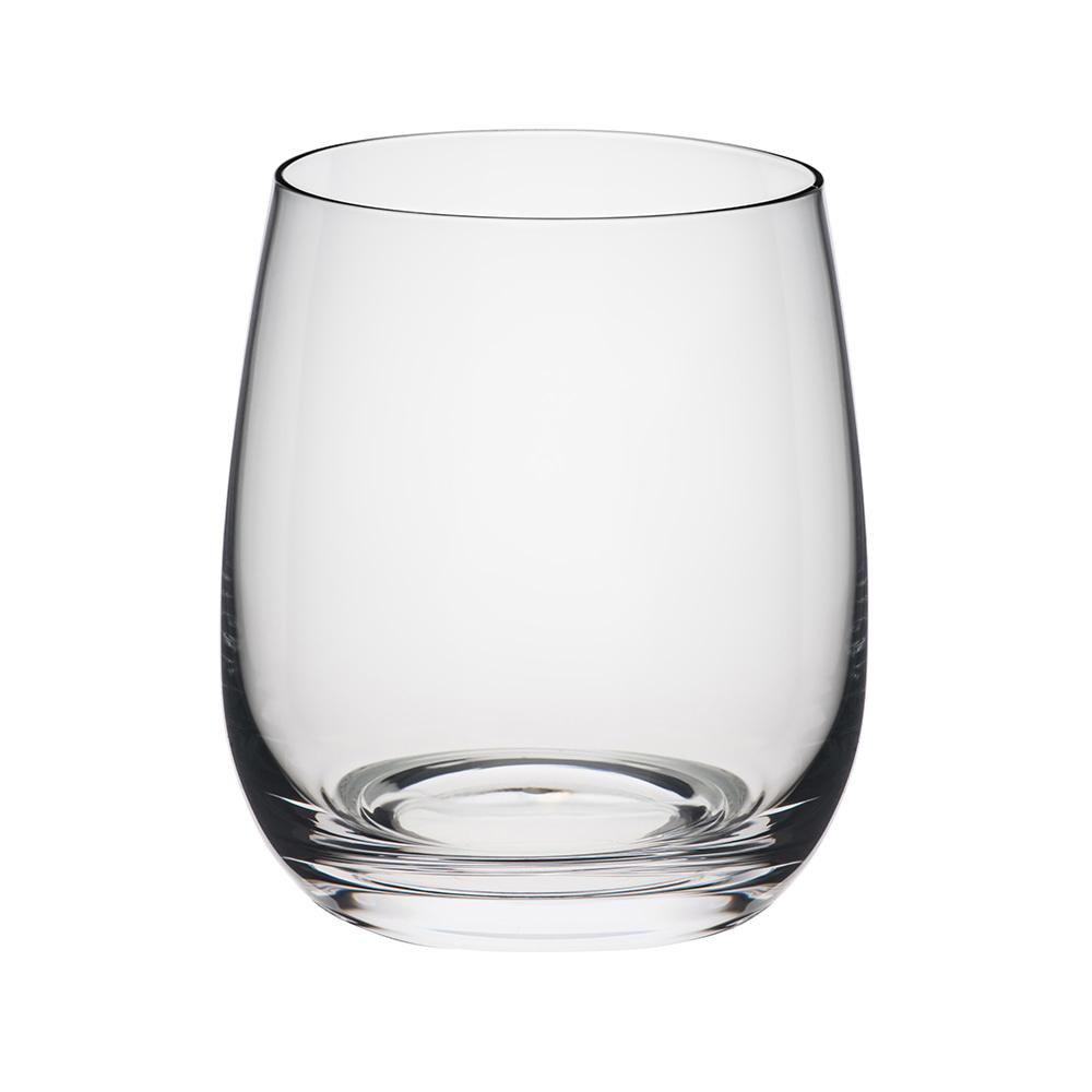 Rona 166 Vaso de Bar 460 ml Colección Lunar, Altura 103mm, Diámetro 90mm, resistente a roturas y desconchados (Set de 6)