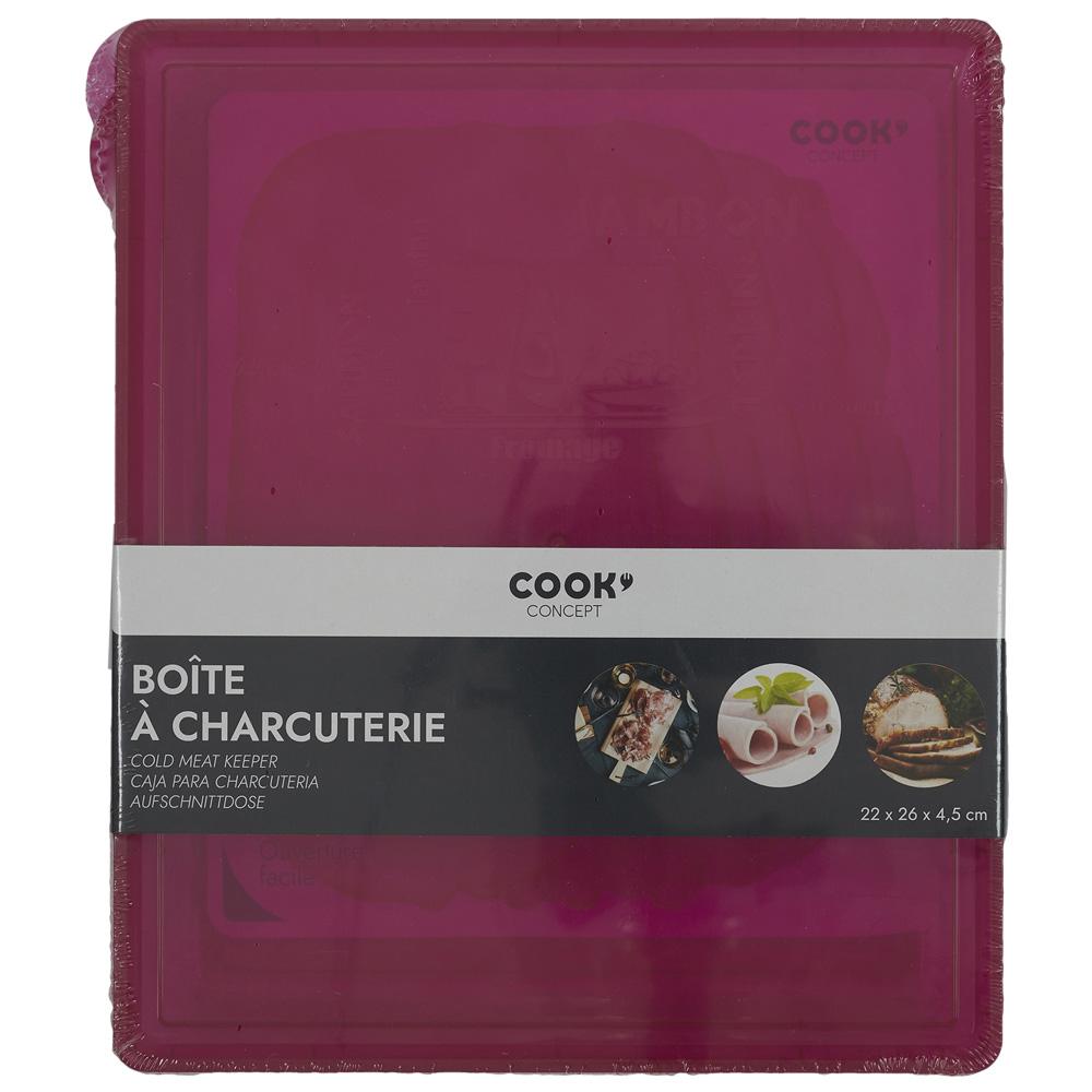 Cook Concept Hermético Embutido 22x26 cm - Colores surtidos: blanco, granate, gris