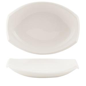 SUMMA NOUBON Fuente Gondola de porcelana 28x20 cm color marfil