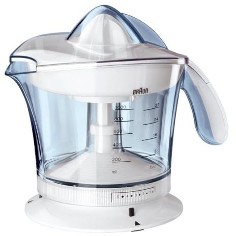 Braun Exprimidor 20 W 1 L Blanco con regulador de pulpa y antigoteo