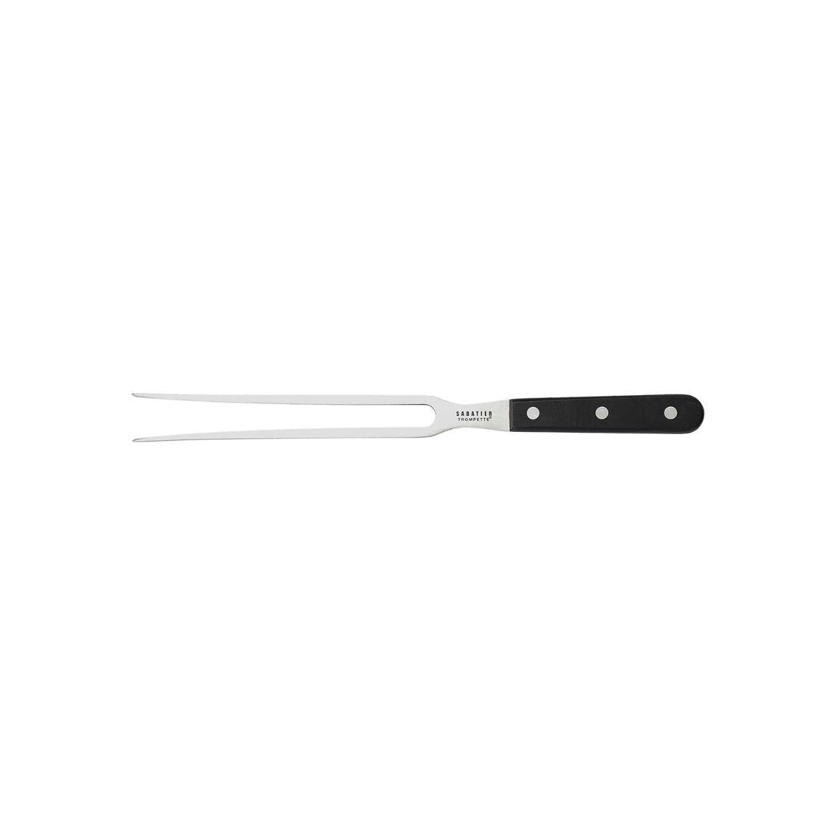 Sabatier Tenedor Trinchar Universal 32,5 cm, Pack 6 Unidades, Acero Inoxidable Mate, Mango Ergonómico, Apto Lavavajillas
