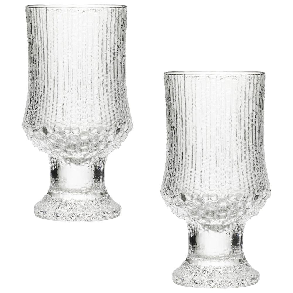 Iittala Juego de 3 Copas Ultima Thule 340 ml Transparente Diseño Tapio Wirkkala Cristal Soplado Aptas Lavavajillas