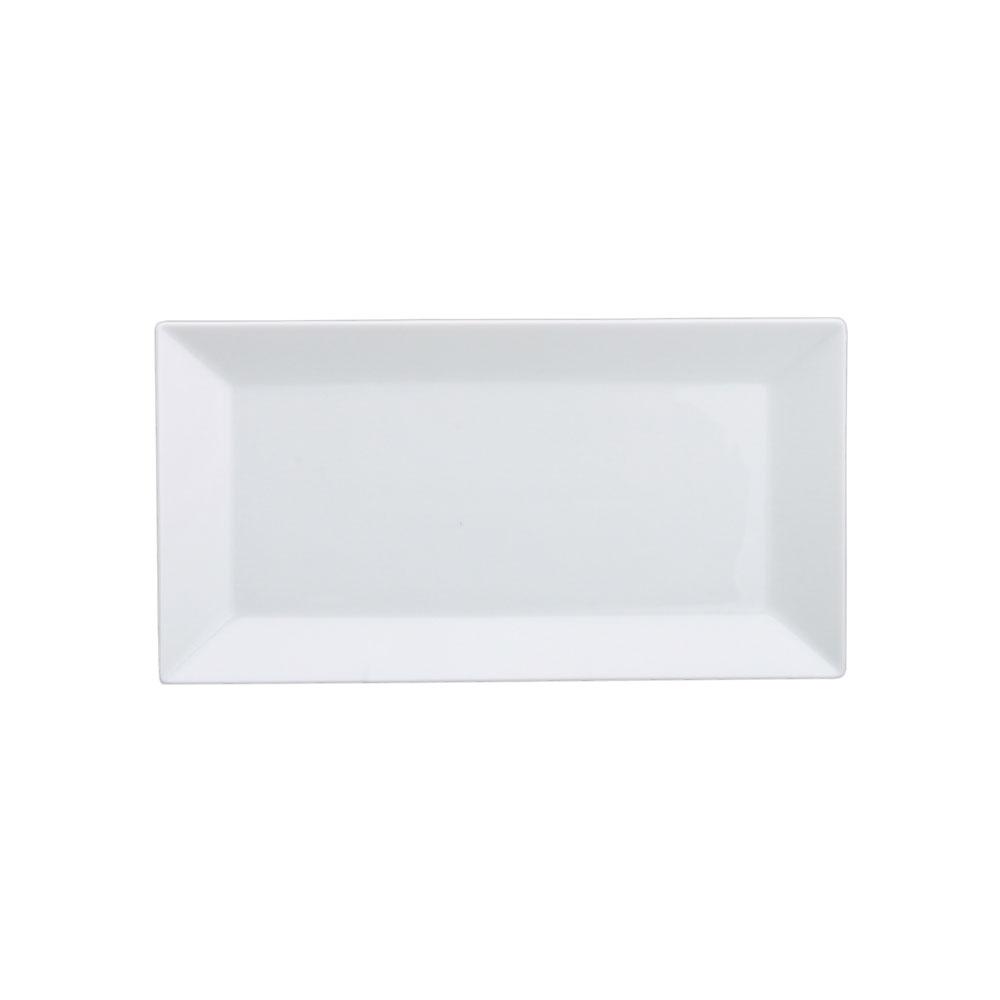 Avet Fuente Rectangular para Servir de Porcelana, 28x15 cm, Colección Square - Pack de 6 Unidades