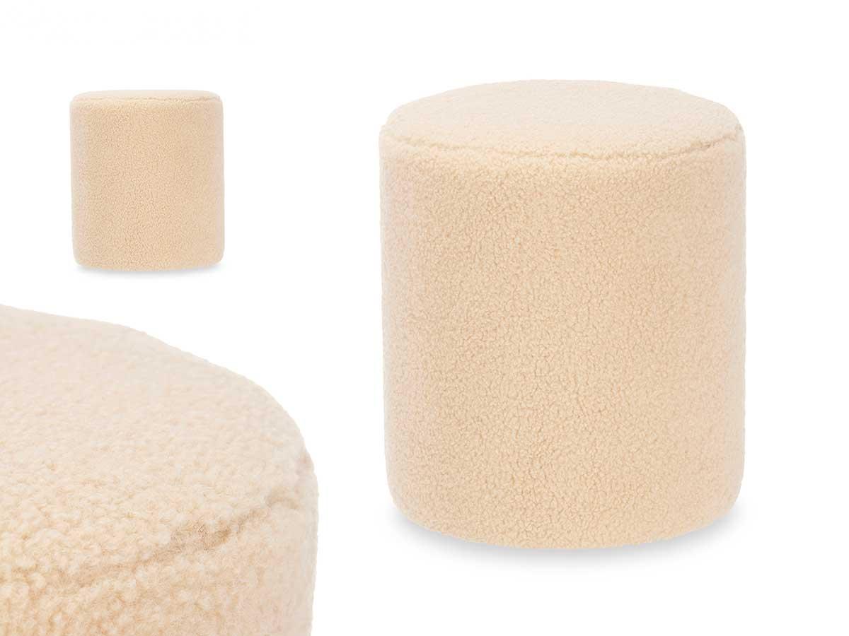 Giftdecor Puff Borreguito Pequeño Beige 32x36x32 cm