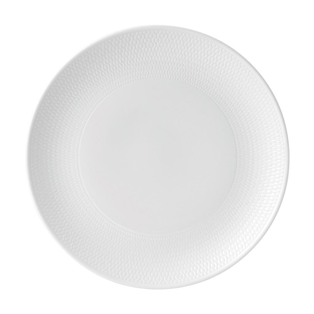 Wedgwood Plato Postre Gio de 23 cm, Set de 4 Piezas de Bone China