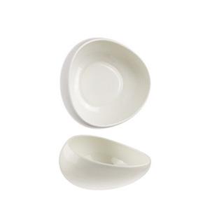 SUMMA Danza Bol de Vitro Porcelana, 18 cm Diámetro x 9 cm Alto, Color Marfil (6 Unidades)