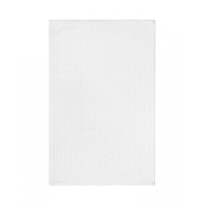 ALFOMBRA BAÑO RIBBON 40X60CM BLANCO