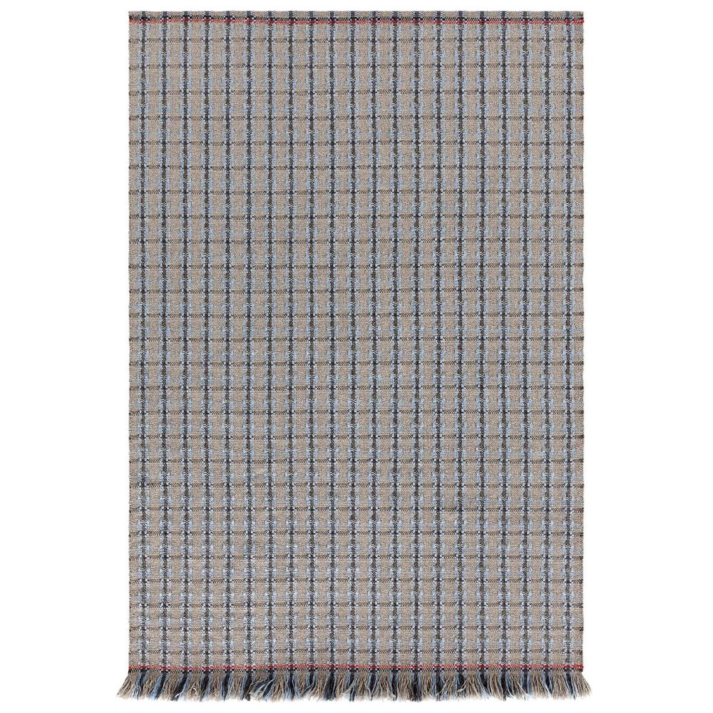 Alfombra Garden Layers Checks blue GAN