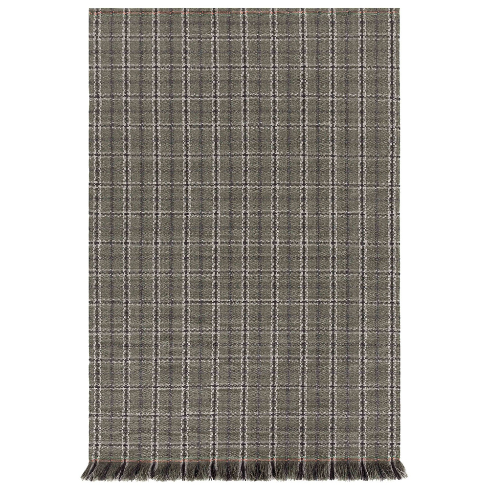 Alfombra Garden Layers Tartan green GAN