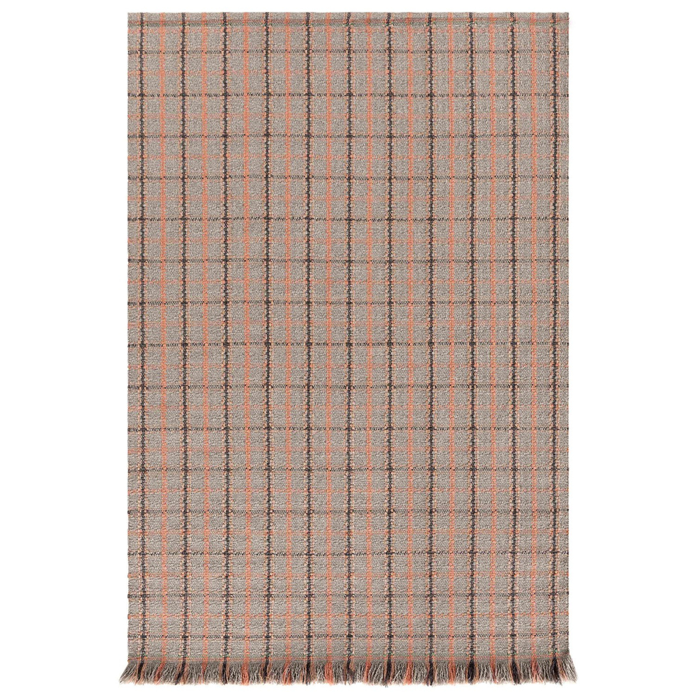 Alfombra Garden Layers Tartan terracotta GAN