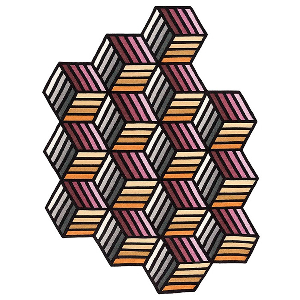 Alfombra Parquet Hexagon GAN