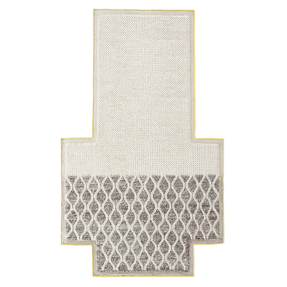 Alfombras Mangas Space Rhombus Crudo GAN