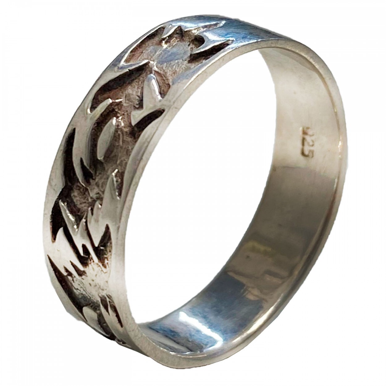 ANILLO PLATA LEY 925 TRIBAL TALLA 26