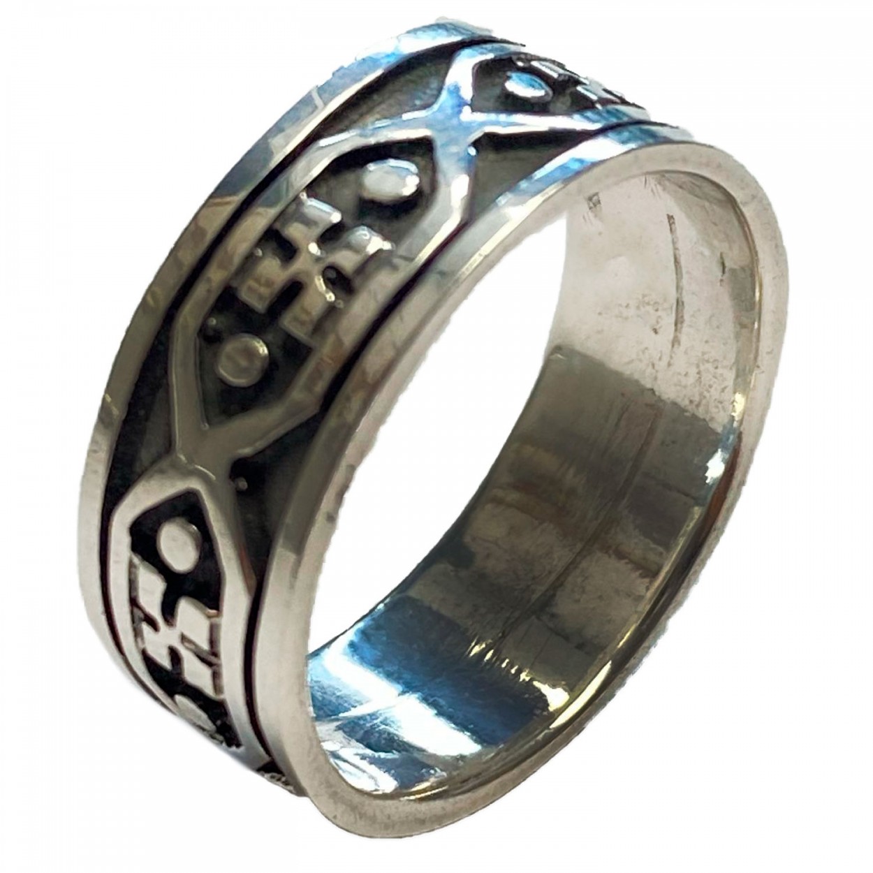 ANILLO PLATA LEY 925 TRIBAL GEOMETRY TALLA 15