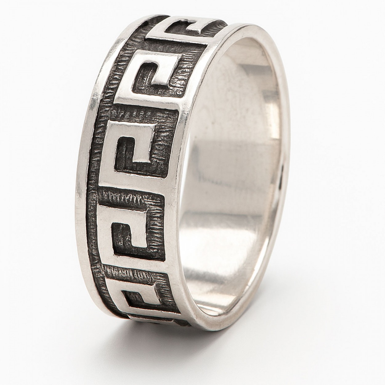 ANILLO PLATA LEY 925 TRIBAL OLAS TALLA 28