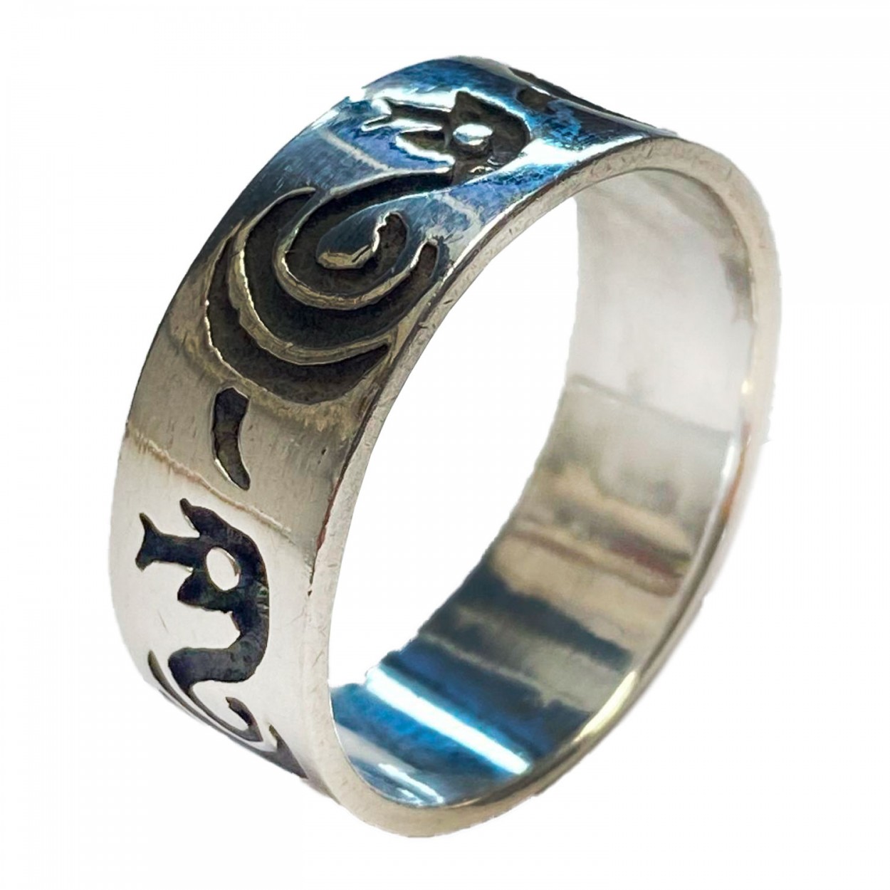 ANILLO PLATA LEY 925 TRIBAL SERPIENTE TALLA 27