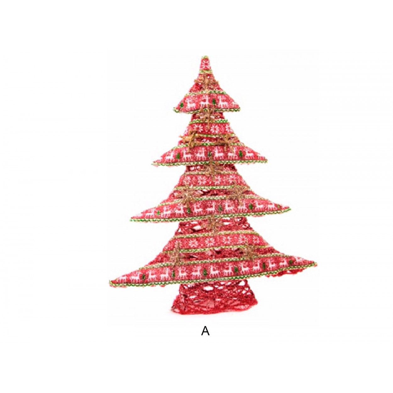 Árbol de Navidad de Tela con 25 Leds. 2 modelos