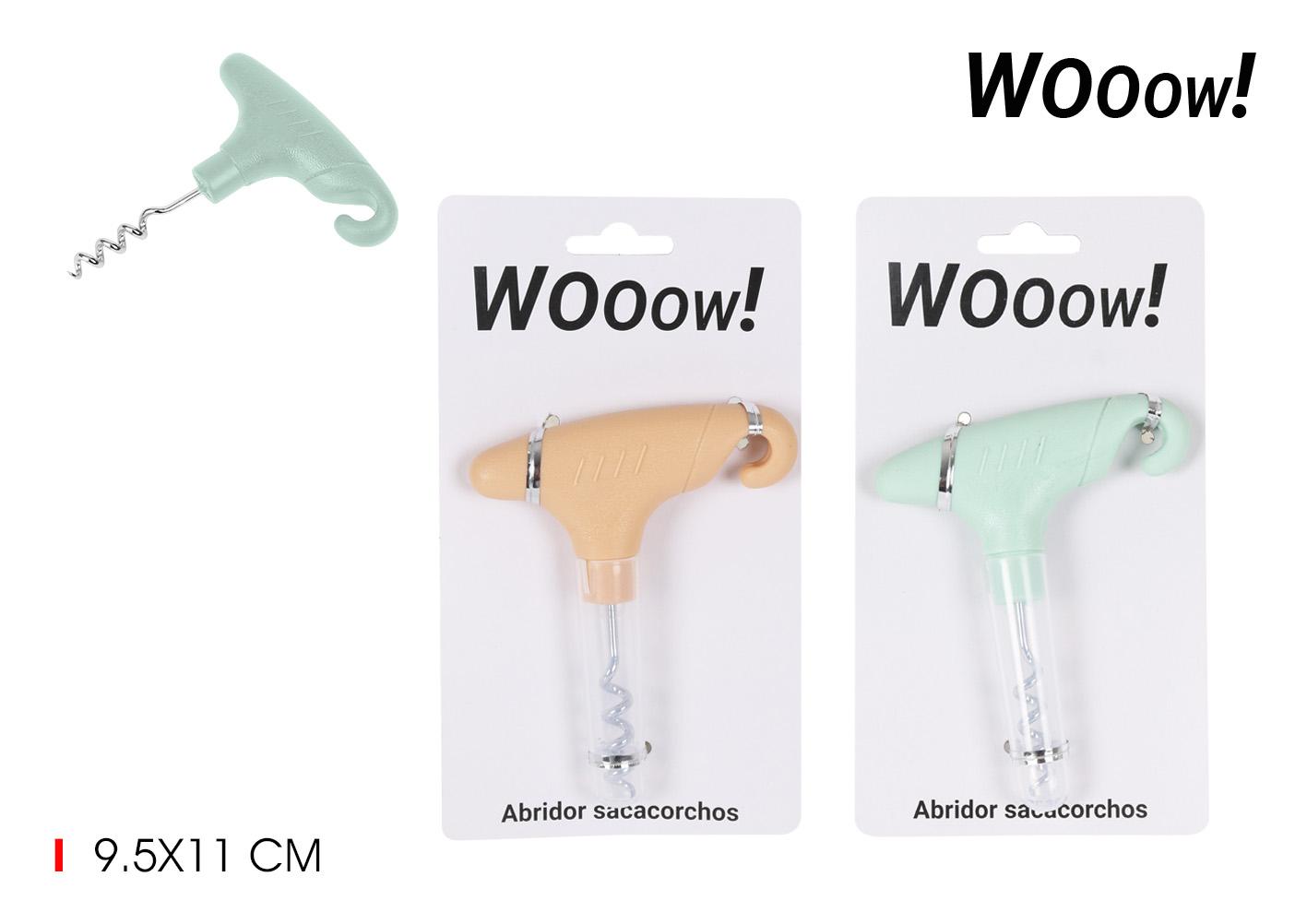 Wooow Abridor Sacacorchos Privilege, 9,5 x 1,8 x 12 cm (36 Unidades)