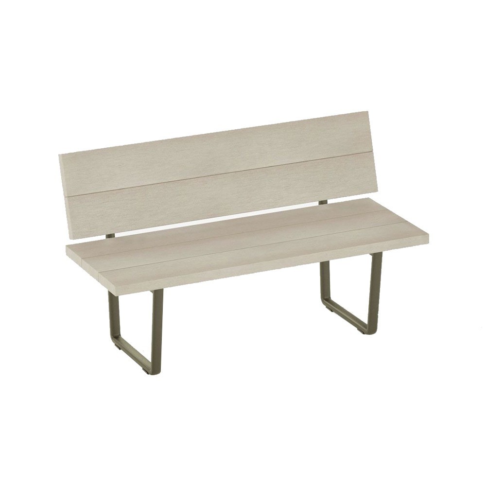 Banco con respaldo Naturall Orizon Fast