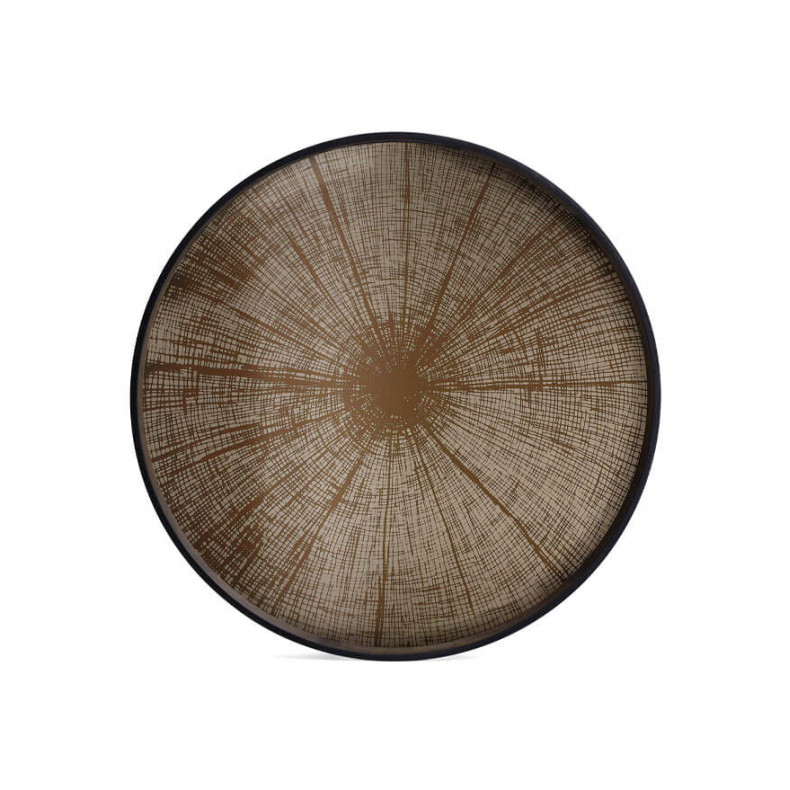 BANDEJA BRONZE SLICE D61CM