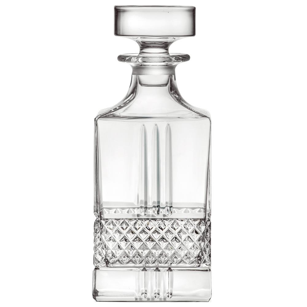 Rcr Cristalleria IT Botella de Agua y Bebidas para Mesa 850 ml LUXION Eco-Crystal Glass Colección Brillante 189mm Alto 92mm Diámetro