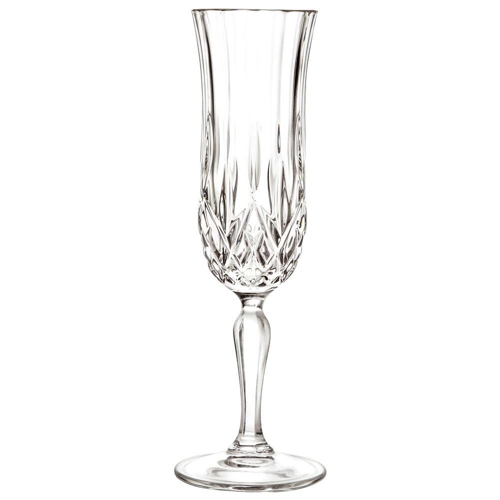 Rcr Cristalleria IT Copa Cava Colección Opera | LUXION Eco-Crystal Glass 130ml | Altura 210mm | Diámetro 70mm | Pack 6 Unidades