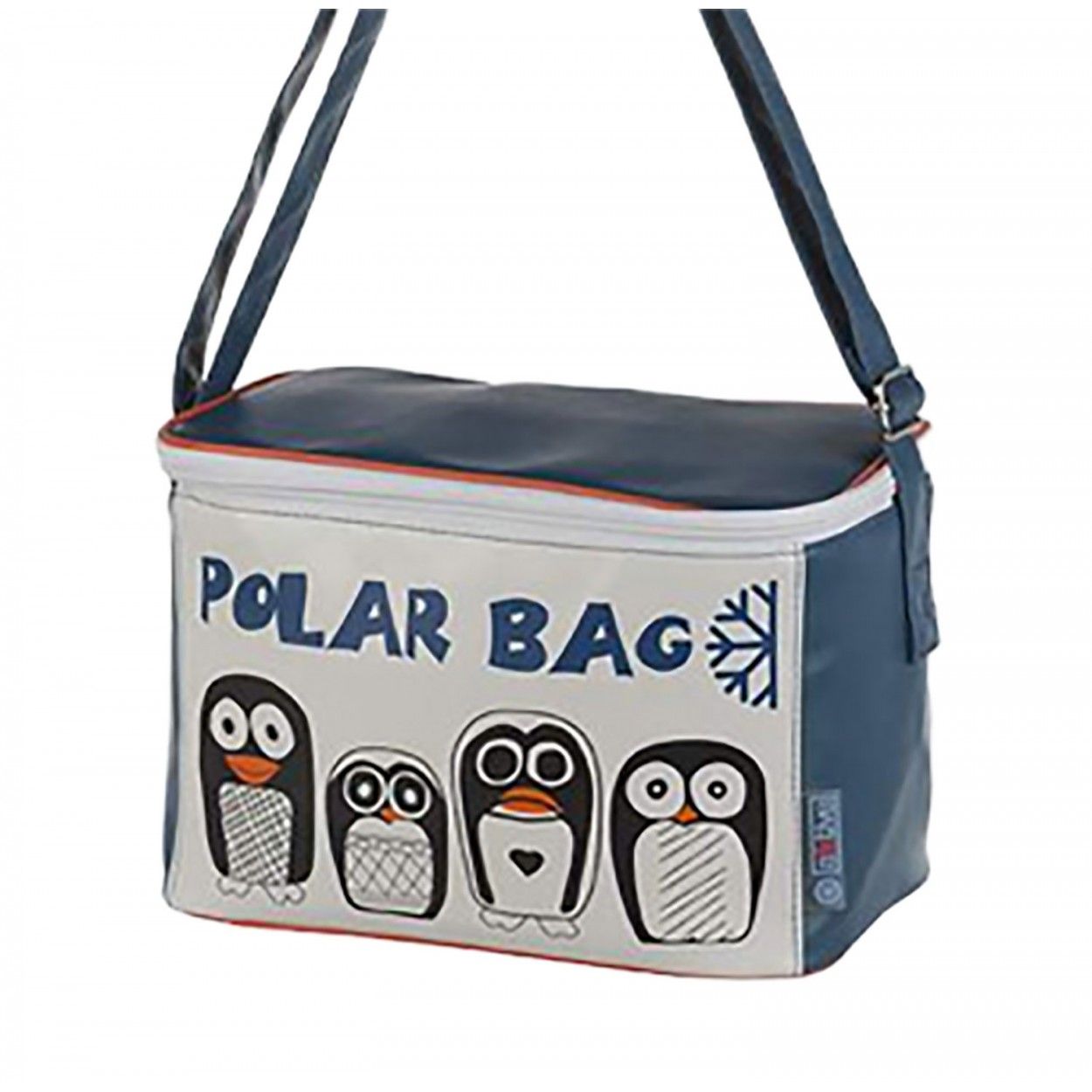 BOLSA TÉRMICA PINGÜINOS CON ASA 24,5x16x15