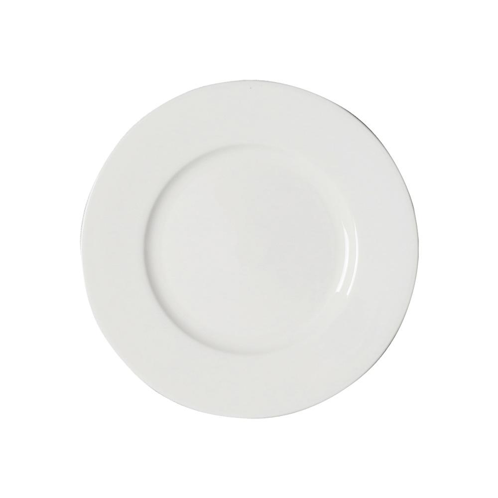 Avet Plato Postre Plain White 21,7 cm. Pack 6 Unidades para Hostelería. Apto Microondas, Lavavajillas, Alta Resistencia.