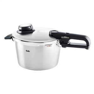 Vitavit 622-412-04-070/0 Olla a Presión Premium 4.5L con Cestillo y Trípode, Apta para Inducción, Superficie Novogrill