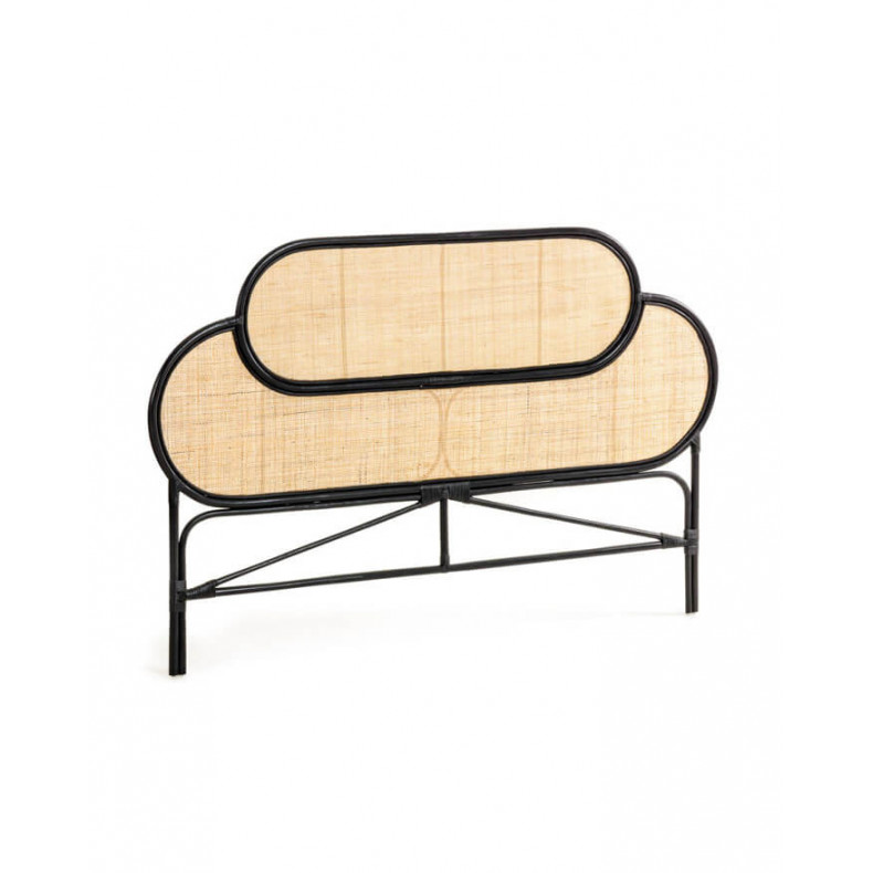 CABECERO LALITA RATÁN NEGRO 160CM