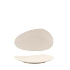 SUMMA Danza Plato Llano 17x10 cm - Colección Danza, Vitro Porcelana, Color Marfil (6 Unidades)