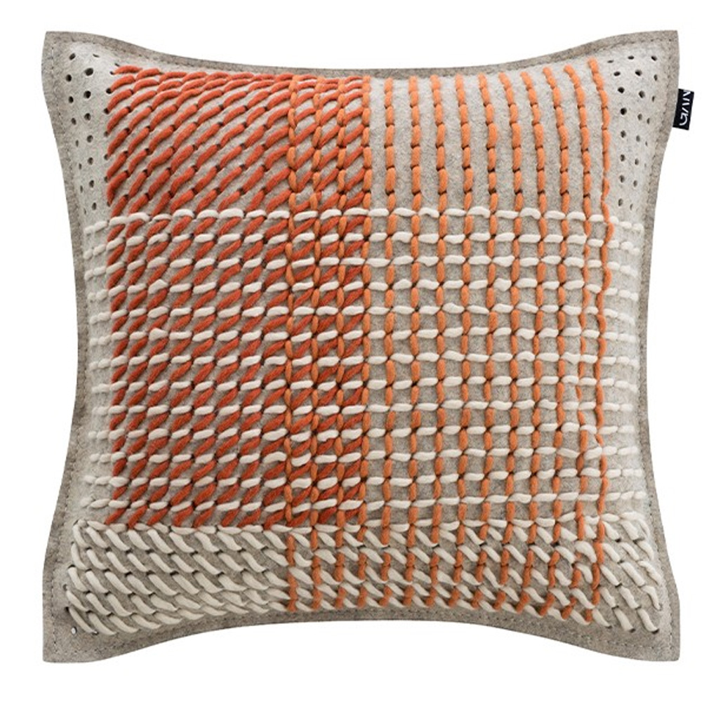 Cojín Canevas Geo Coral cuadrado GAN
