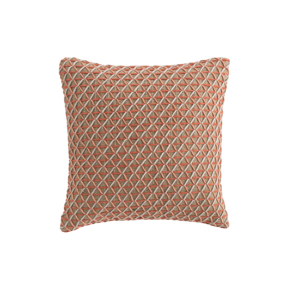 Cojín cuadrado Raw Pink GAN