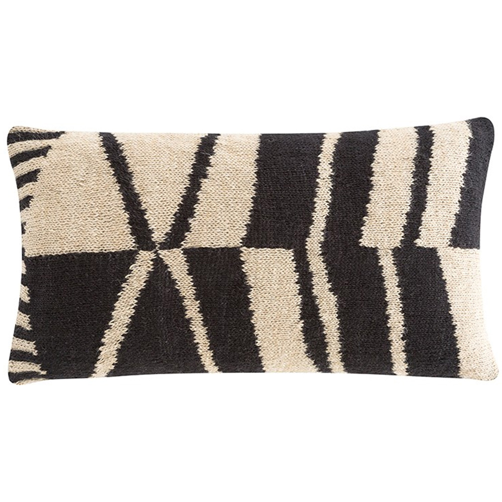 Cojín Rustic Chic Geo Black & White rectangular GAN
